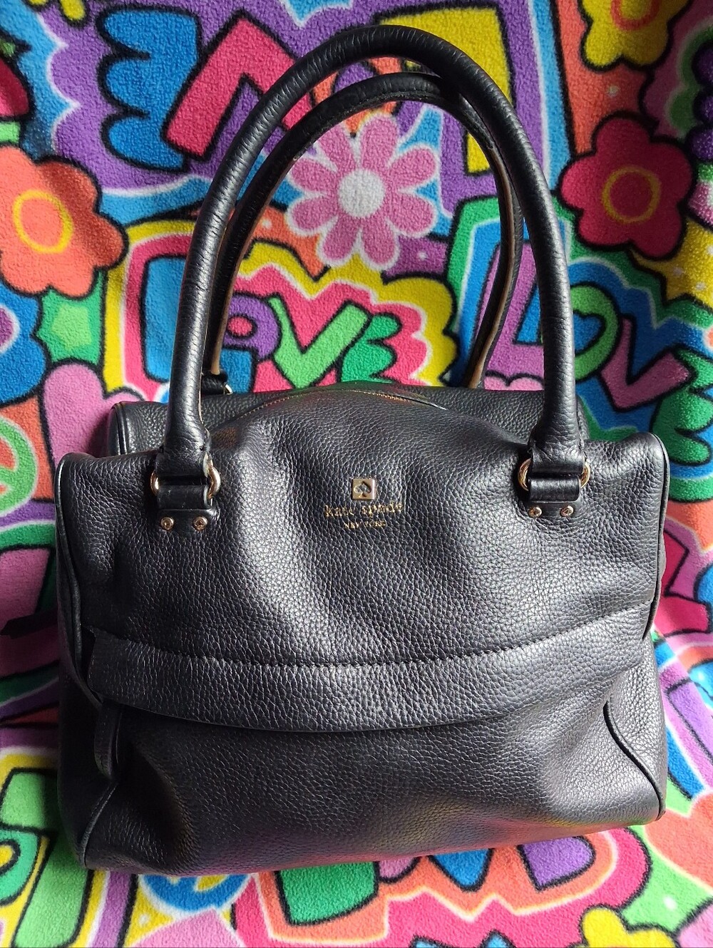 Kate Spade York Grant Park Pebbled Leather Satchel